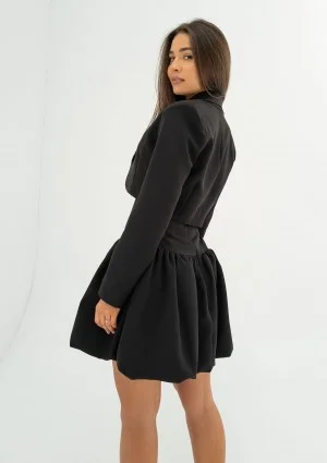 Iris - Black short blazer