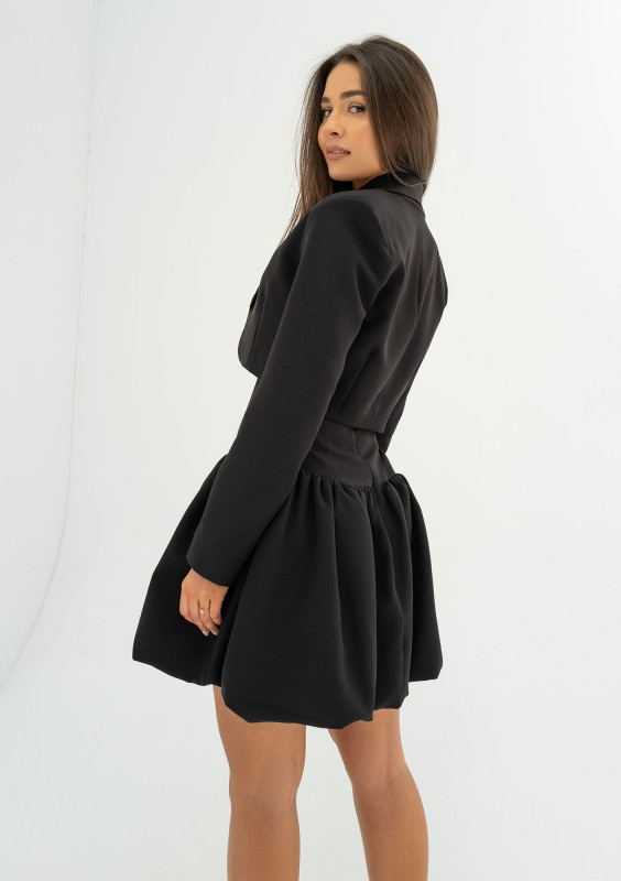 Iris - Black short blazer