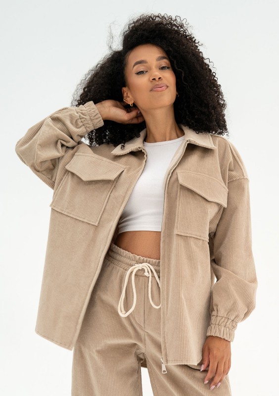 Cord - Beige curduroy jacket