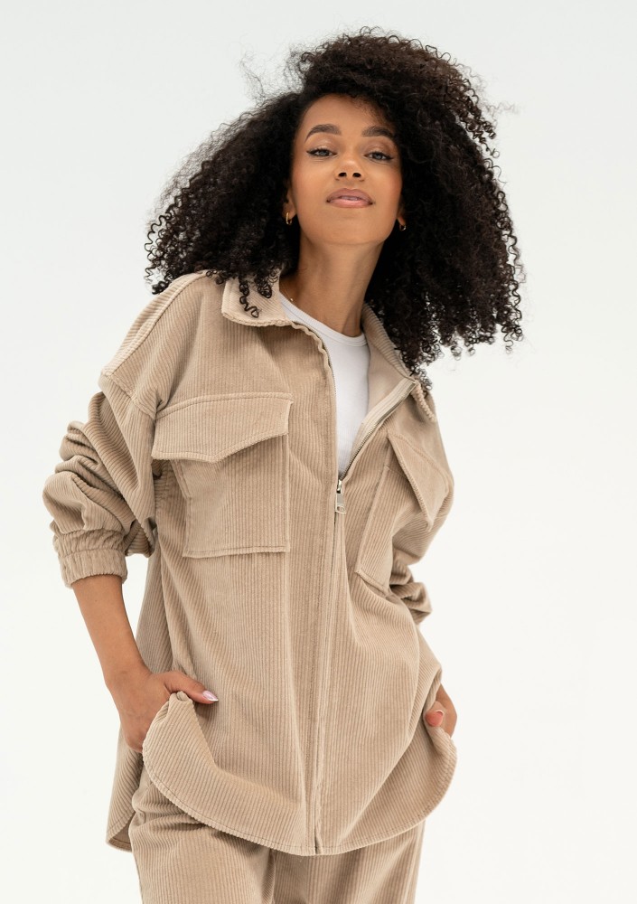Cord - Beige curduroy jacket