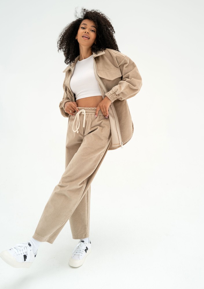 Cord - Beige curduroy jacket