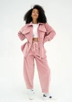 Cord - Pink curduroy trousers