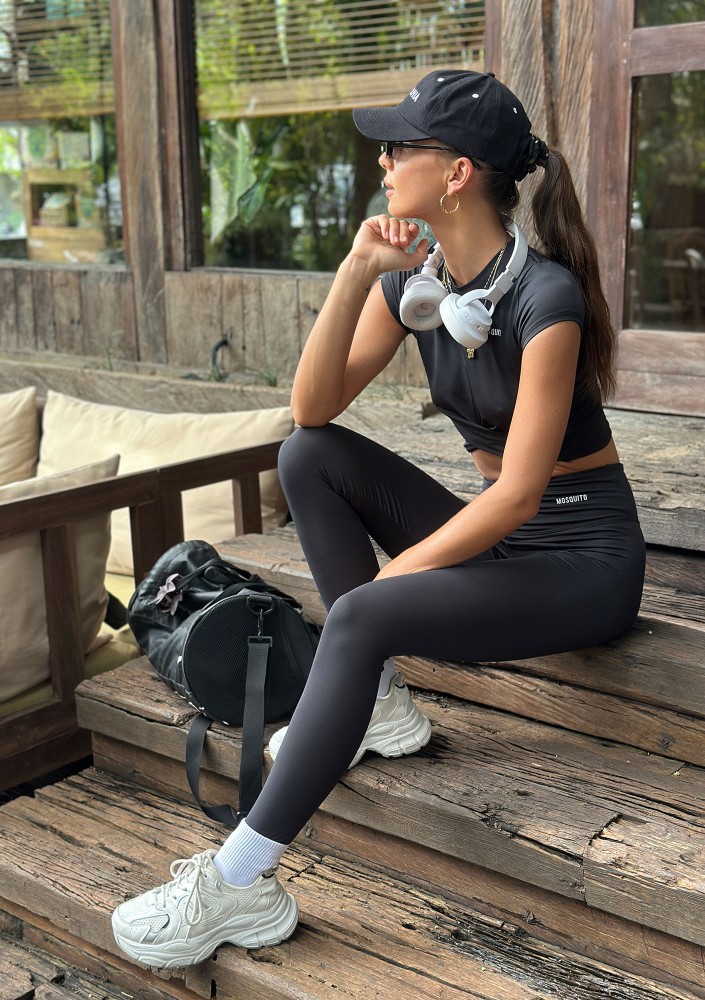 Hi Pure - Smooth black leggings