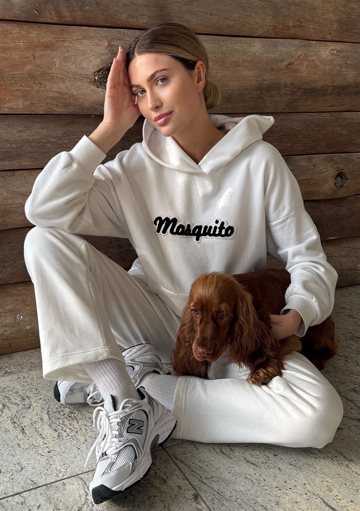 Smart - Ecru hoodie "Mosquito"