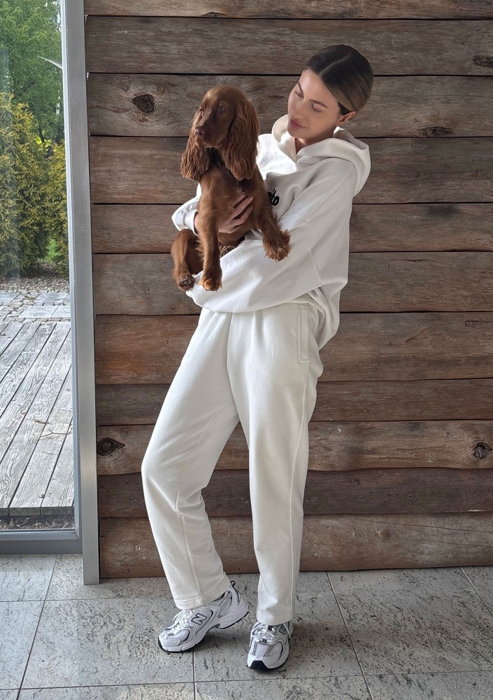 Smart - Ecru hoodie "Mosquito"