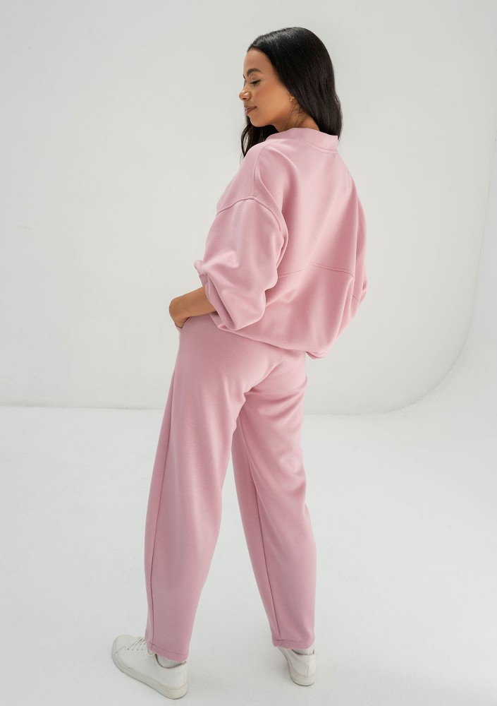 Ollie - Pink rayon sweatpants