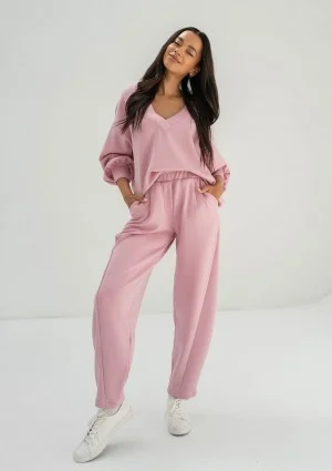 Ollie - Pink rayon sweatshirt