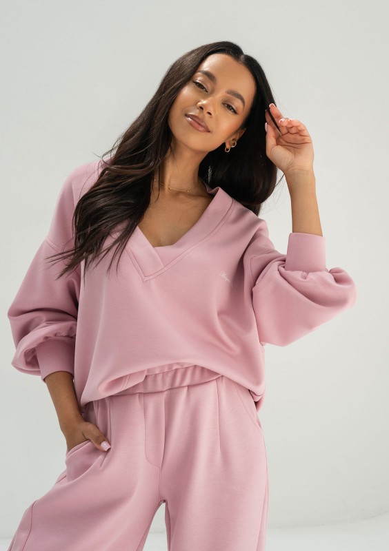 Ollie - Pink rayon sweatshirt