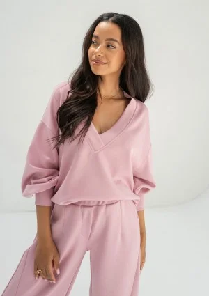 Ollie - Pink rayon sweatshirt