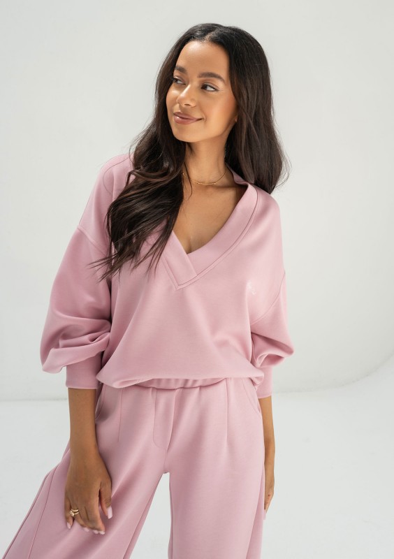 Ollie - Pink rayon sweatshirt