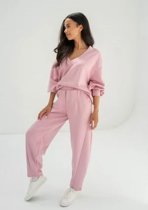 Ollie - Pink rayon sweatshirt