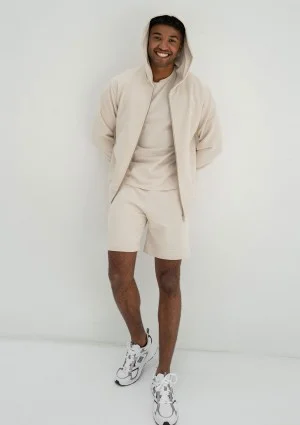 Pure - Men's coconuty zipped hoodie