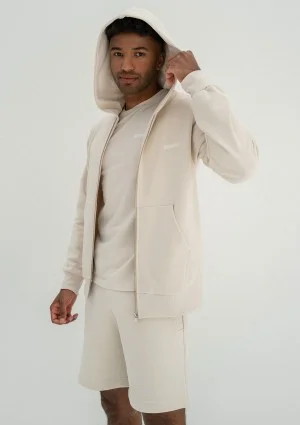 Pure - Men's coconuty zipped hoodie