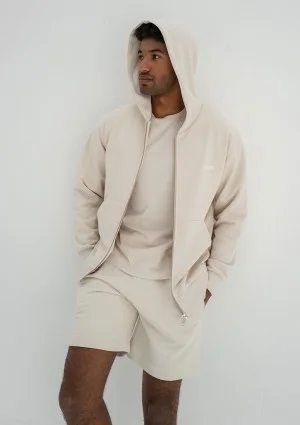 Pure - Men's coconuty zipped hoodie