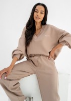 Ollie - Latte beige rayon sweatshirt