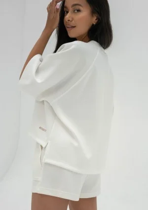 Jess - Ecru soft sweatshirt