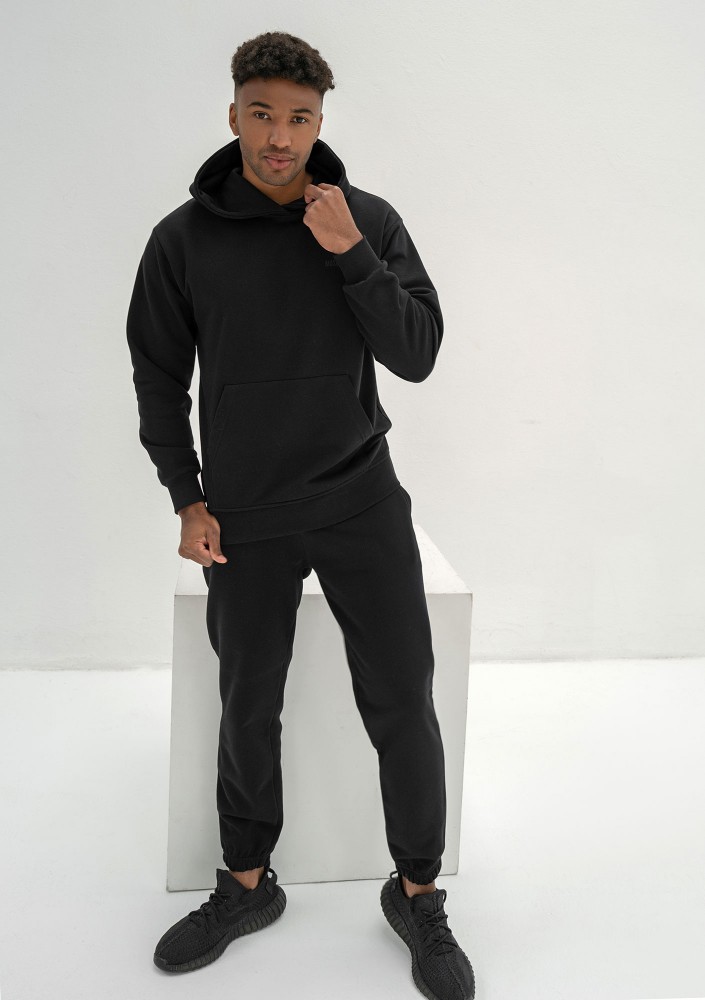 Pure- Men's black sweatpants