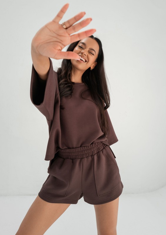 Jess - Brown soft sweatshirt