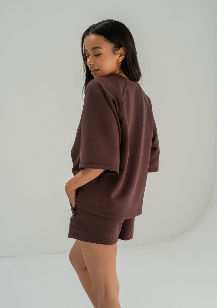 Jess - Brown soft sweatshirt