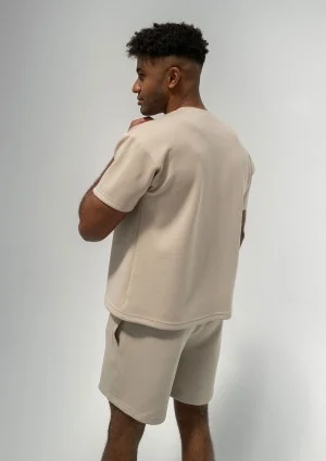 Boyd - Men's beige soft shorts