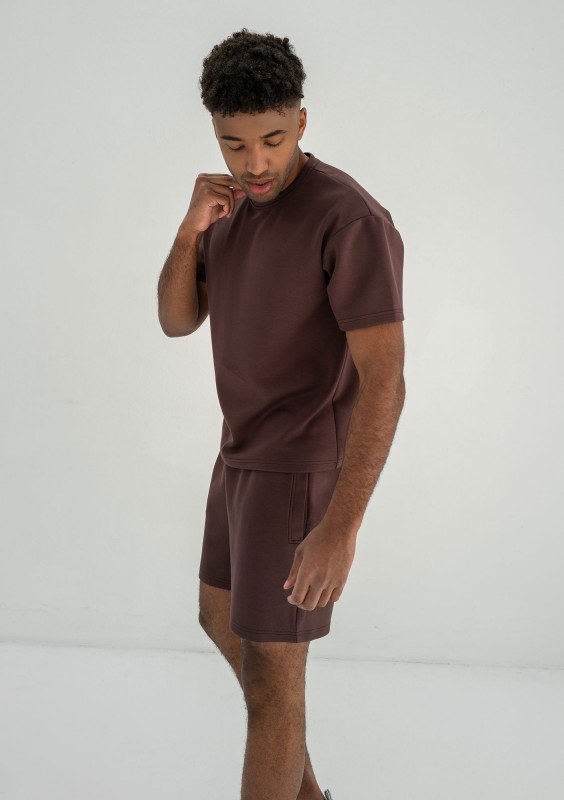 Boyd - Men's brown soft T-shirt