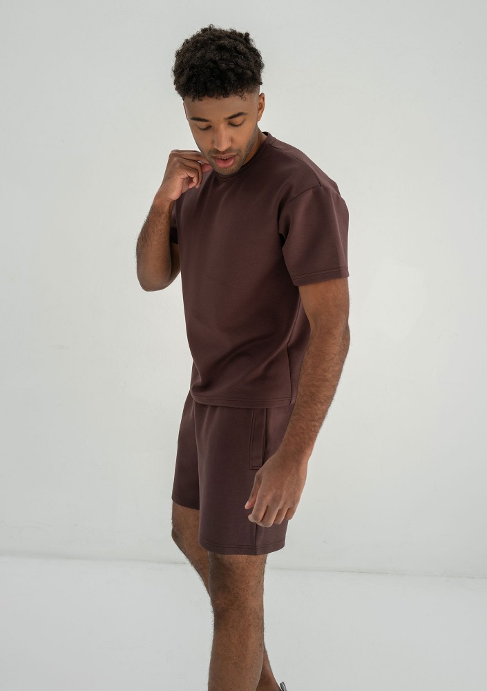 Boyd - Men's brown soft T-shirt