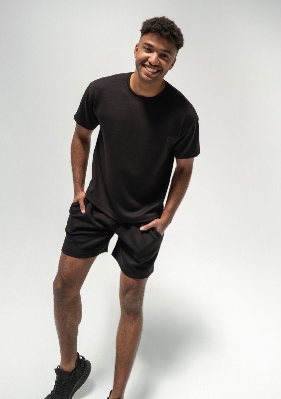 Boyd - Men's black soft shorts