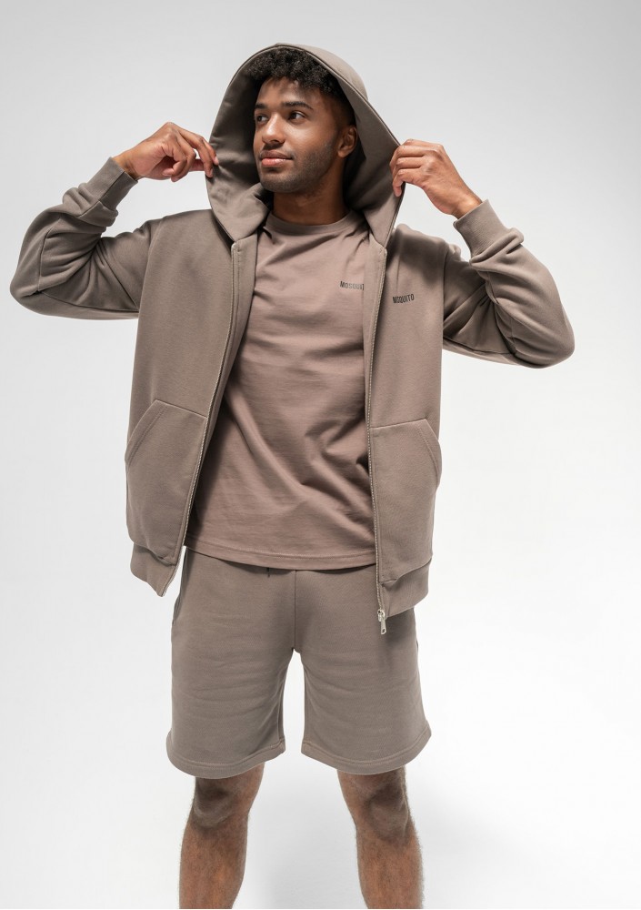Pure - Men's savannah tan brown sweatshorts