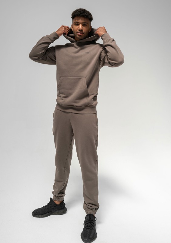 Pure - Men's dark savannah tan brown sweatpants