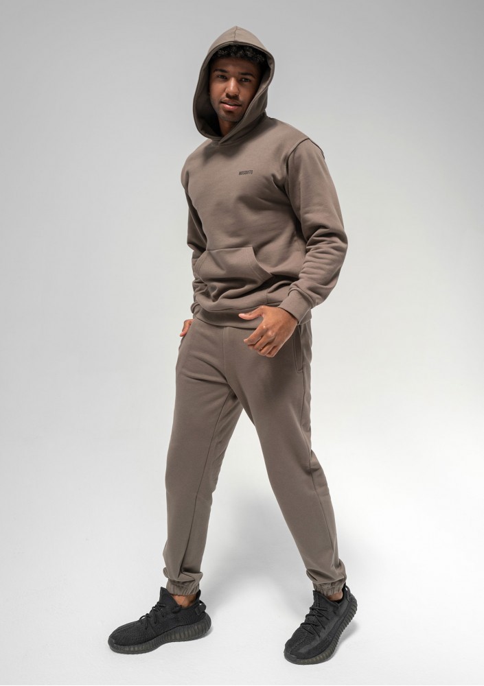 Pure - Men's dark savannah tan brown sweatpants
