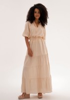 Soleil - Bawełniana spódnica boho maxi Light Beige