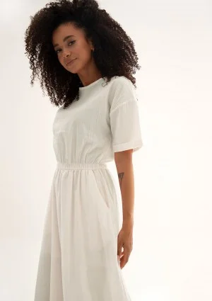 Eveil - White cotton summer maxi dress