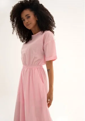 Eveil - Pink cotton summer maxi dress