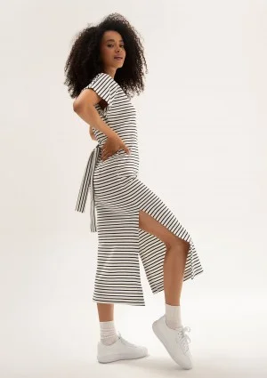 Everyday Dress - Striped midi T-shirt dress