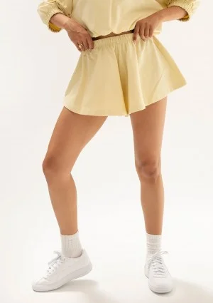 Softie - Butter yellow thin cotton sweatshirt