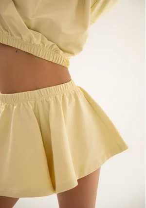 Softie - Butter yellow thin cotton sweatshirt