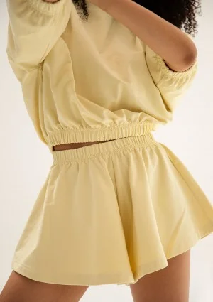 Softie - Butter yellow thin cotton sweatshirt