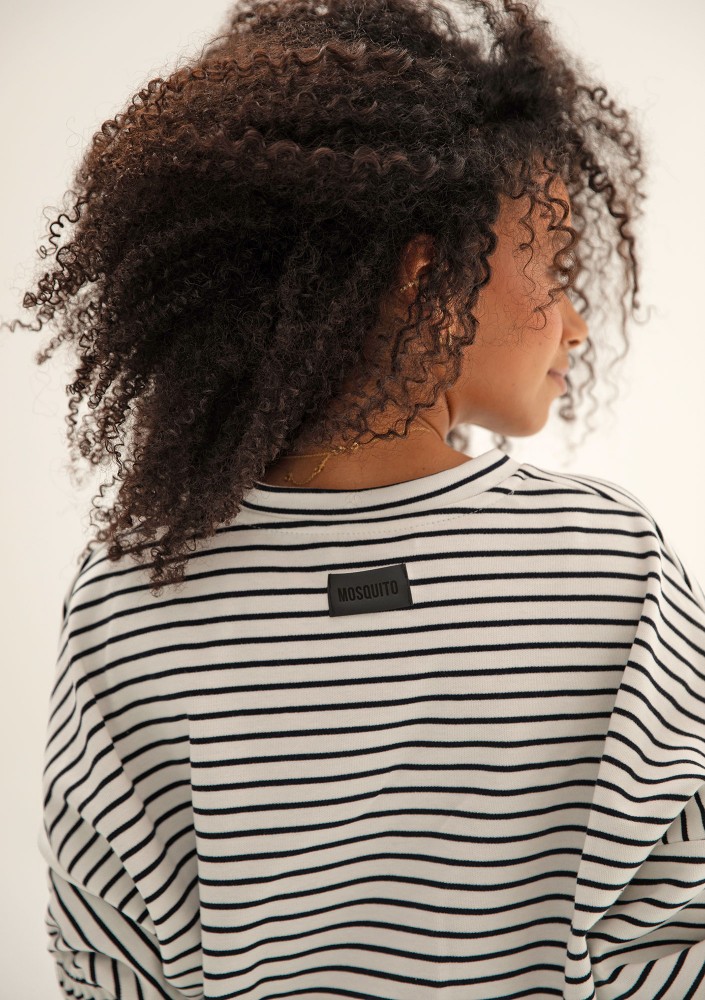 Softie - Striped thin cotton sweatshirt