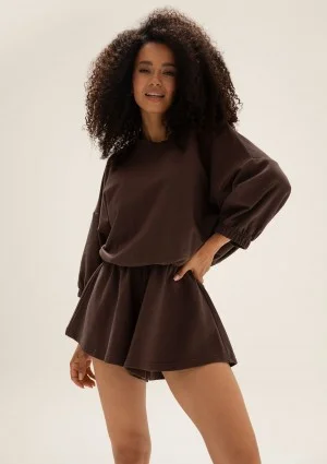 Softie - Brown thin cotton sweatshirt