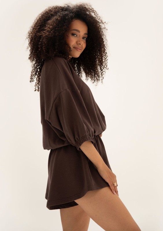 Softie - Brown thin cotton shorts