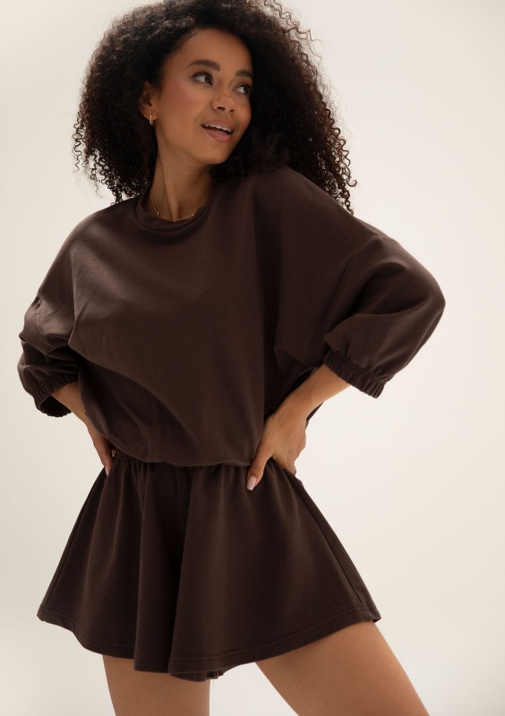 Softie - Brown thin cotton shorts