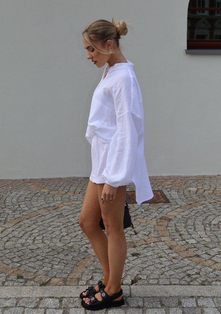 Palma - White muslin shirt