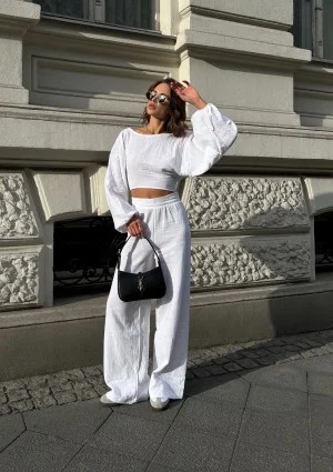 Alines - White muslin top