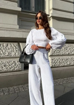 Alines - White muslin top