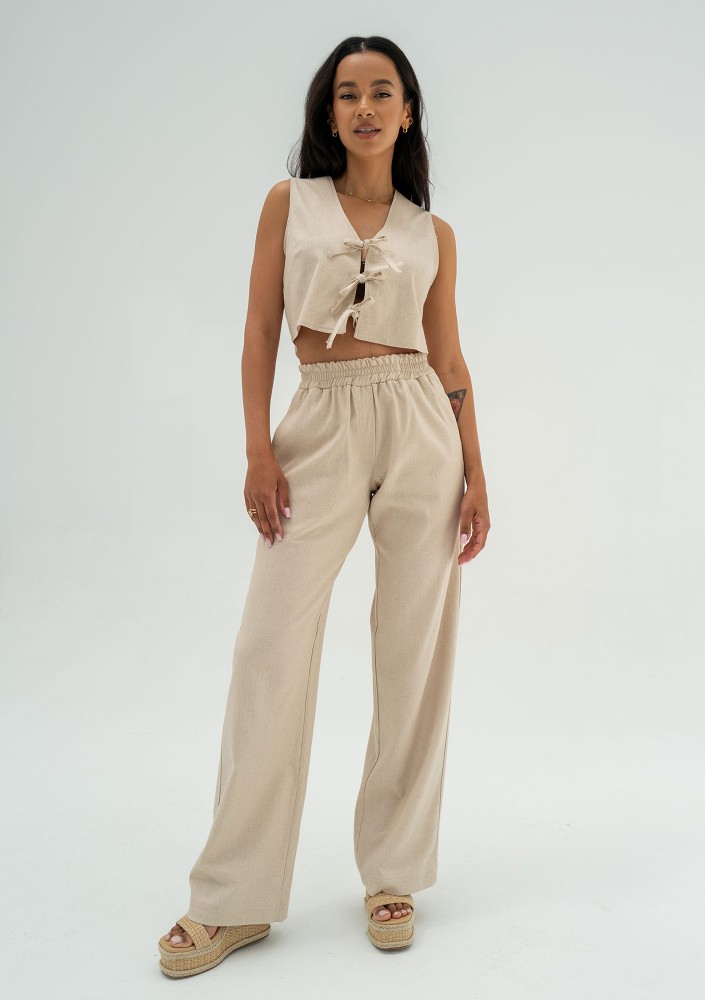 Solve - Beige linen top