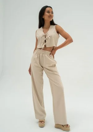 Solve - Beige linen top