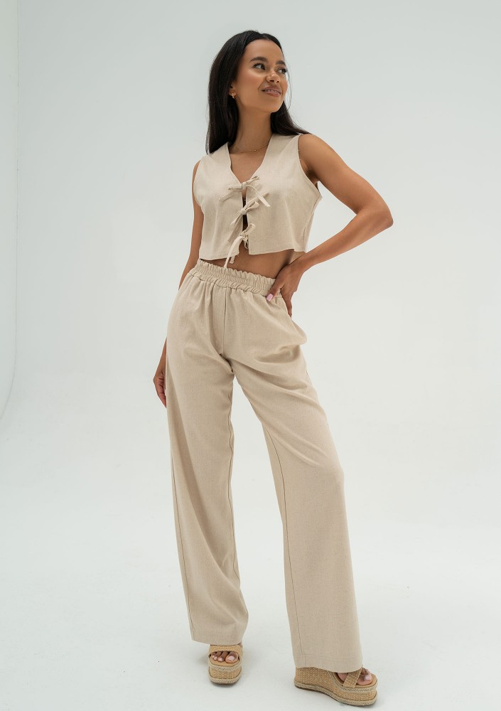 Solve - Beige linen top