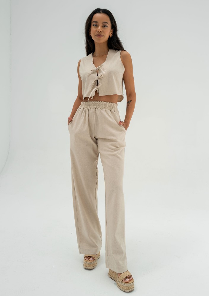 Solve - Beige linen pants