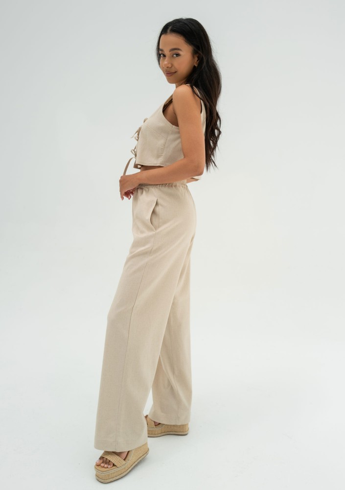 Solve - Beige linen pants