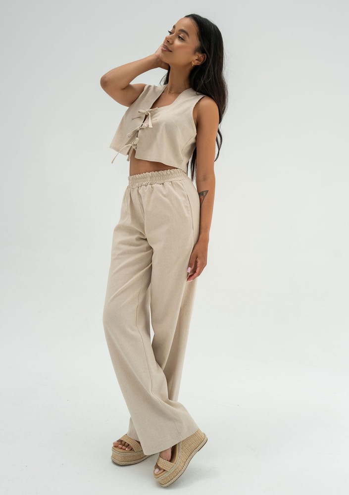 Solve - Beige linen pants